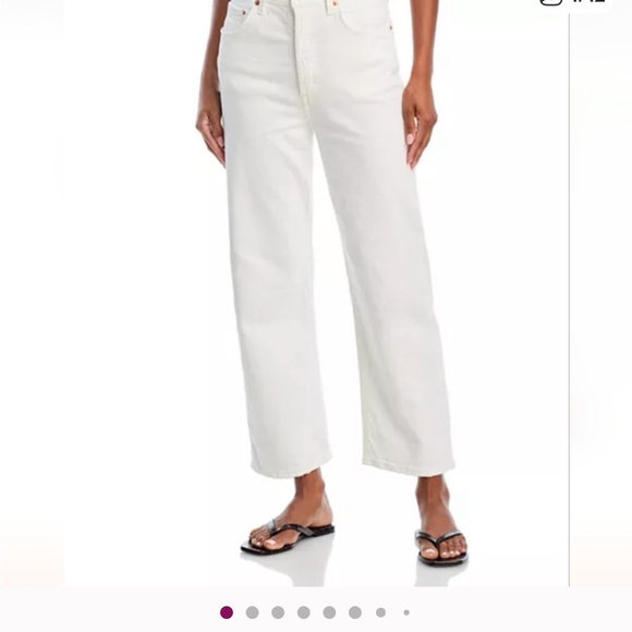 Levi's Denim - Levi’s Premium Ribcage Straight Jeans in White